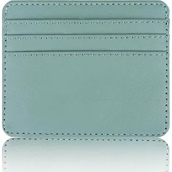 Koženková peněženka na karty - modrý