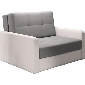 Sedací souprava Rozkládací pohovka TAPAS světle šedá / bílá