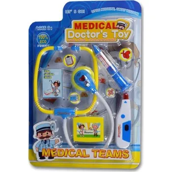 Dětská kuchyňka Doktorská sada, s teploměrem na baterie