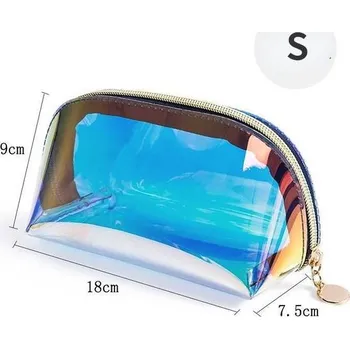 Kosmetická taška Průhledná kosmetická taštička s odlesky - Malý