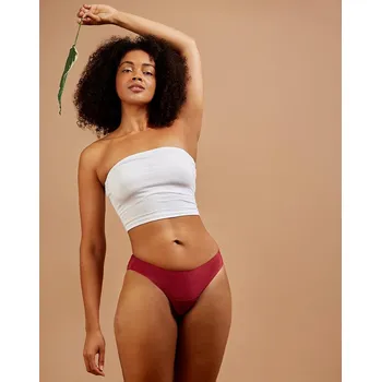 Menstruační kalhotky Menstruační kalhotky FLUX bezešvé Bikini Dusty Rose - Light (FLUX05) L