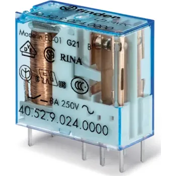 Relé Relé, DIN/PS, 2P/8A, 125V DC 40.52.9.125.0000