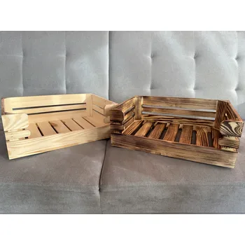 Pelíšek pro psa Dřevěný pelíšek pro malého psa nebo kočku