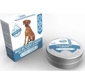 Kosmetika pro psa Green idea s.r.o. Mast na tlapky a drápky TOPVET 50ml