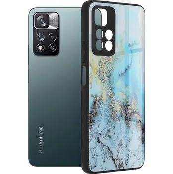Pouzdro na mobilní telefon Pouzdro Xiaomi Redmi Note 11 Pro / Note 11 Pro+ 5G Techsuit - Glaze Series, Blue Ocean