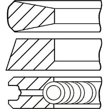 Auto-moto Sada pístních kroužků FAI AutoParts PR25-000