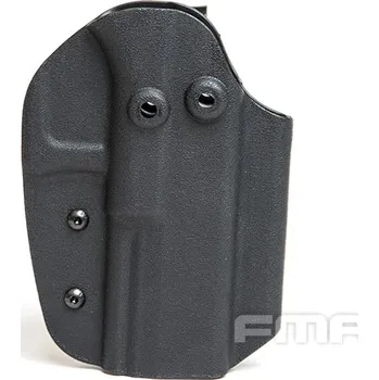 FMA Opaskové pouzdro KYDEX pro pistole G17, standardní přezka - Černé