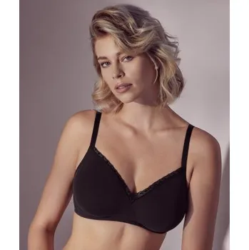 Podprsenka Dámská nevyztužená podprsenka Lisca Ines 20282 černá černá 80B