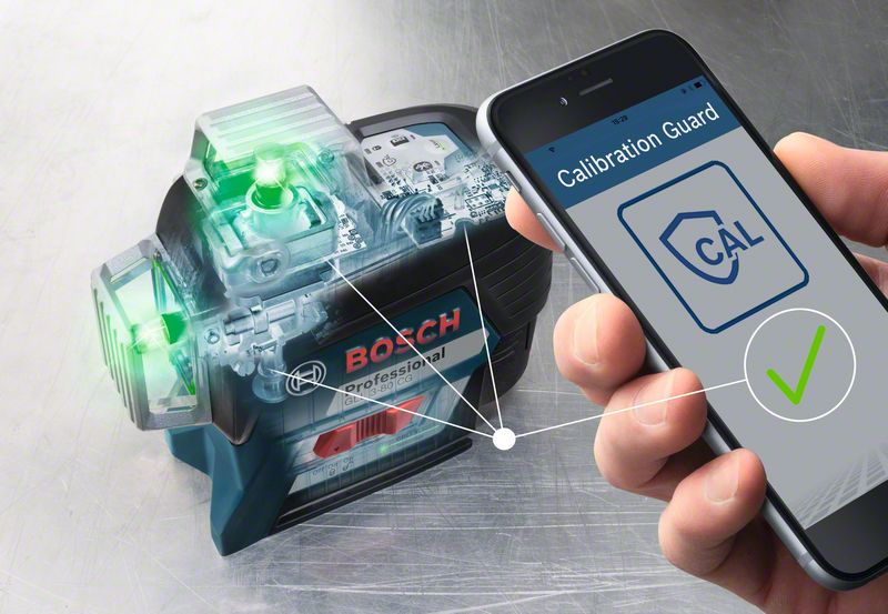 foto Měřící laser BOSCH Professional GLL 3-80 CG 0601063T03 + BM1 + L-Boxx
