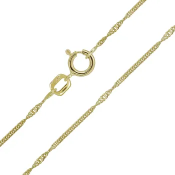 Řetízek Tenký zlatý řetízek 1,2 mm, 1.77 g, 42 cm