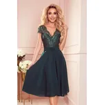 Dámské šaty Numoco 381-2 LINDA zelená L