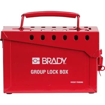 Poštovní schránka METAL LOCK BOX, 13 LOCK, RED
