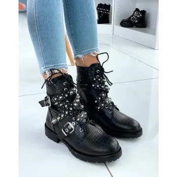 Dámská obuv Kotníkové boty s kamínky Velikost: 37