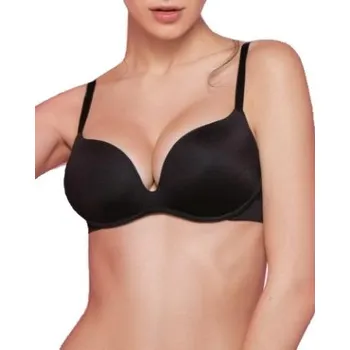 Podprsenka Dámská super push-up bezkosticová podprsenka Leilieve C7400 černá černá 65C