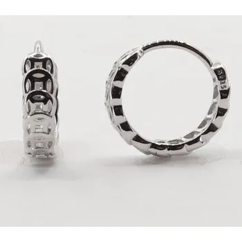 Náušnice Stříbrné náušnice kroužky