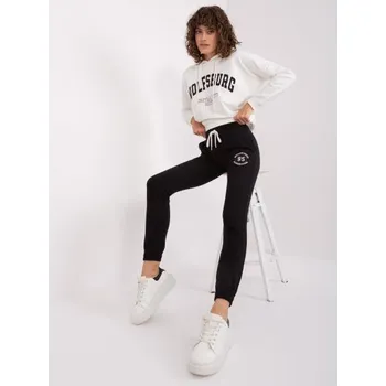 Dámská mikinová souprava NYSFA ecru-černá