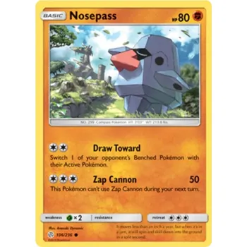 Karetní hra Nosepass 106/236 - Cosmic Eclipse Typ karty: Non-Holo