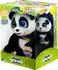 Plyšová hračka TM Toys Mami & BaoBao interaktivní panda s miminkem