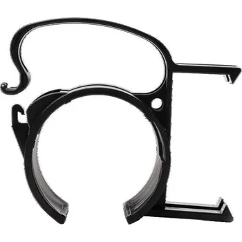 Audio kabel Snap plastový držák kabelů na konstrukci, černý, sada 4ks