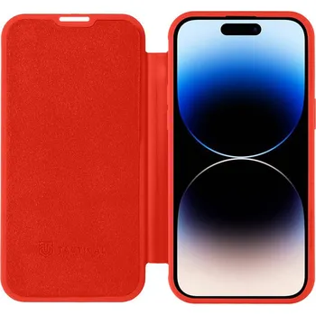 Pouzdro TACTICAL Safety Smoothie pro Apple iPhone 14 Pro Max - silikon - červené