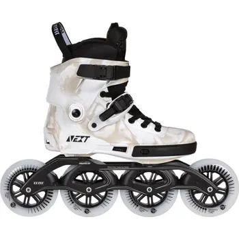 Kolečkové brusle Kolečkové brusle Powerslide Next Marble White 110 Trinity, 46-47, 3x, 110 Powerslide