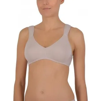 Podprsenka Dámská nevyztužená podprsenka Naturana 5127 bílá 100A