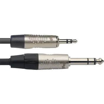 Audio kabel Stagg NAC1MPSPSR, kabel stereo JACK/MINI JACK, 1m