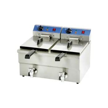 fritéza Elektrická fritéza 2x 8l s výpustí EF-132V