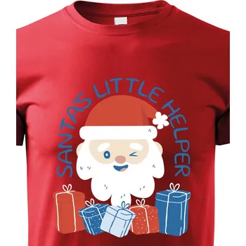 Chlapecké tričko Dětské tričko Santův pomocník, Barva Červená, Velikost 158 cm/12 roků, Canvas Dětské tričko Bezvatriko.cz 2140