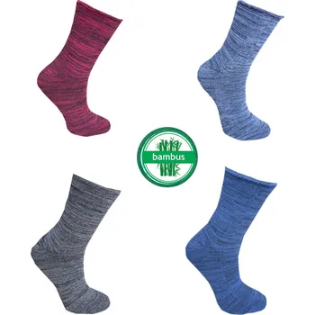Dámské termo ponožky PeSaiL Dámských zdravotních termo ponožek s bambusovým vláknem ( 4 párů ) Barva: Mix barva, Velikost: 37-42