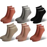 PESAIL Dámské kotníkové zdravotní ponožky Z876 - 6 páry Velikost: 35-38