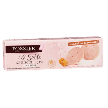 Fossier Le Sablé sušenky slaný karamel (110g)