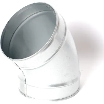 Kouřovod Lisované koleno 45/180 Úhel: 45, Průměr: 180