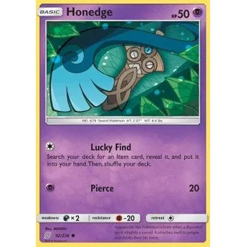 Sběratelská karetní hra Pokémon UNM 092/236 Honedge - Unified Minds Stav: Excellent, Verze: NORMAL