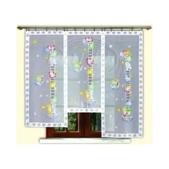 Dekorativní polštářek Dante Medvídci na žebříku krém - záclona