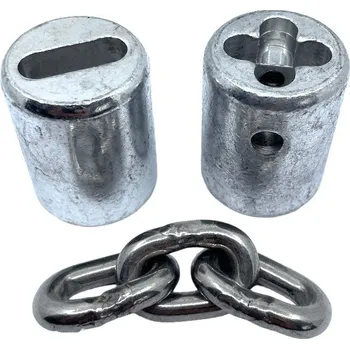 Kotvící prvky lano-řetěz