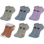 PESAIL Dámské kotníkové ponožky CW401 6 páry Velikost: 39-42