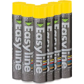 EASYLINE PERM. PAINT YEL (6PC)