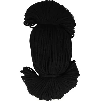 Příze Oděvní šňůra PES Ø2 mm, barva Černá (332)