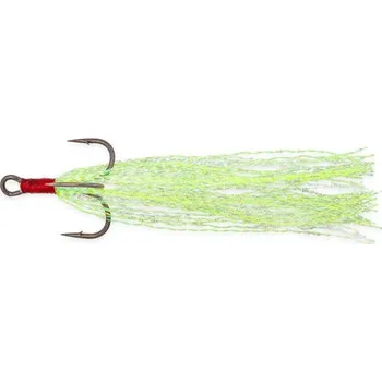 2ks - Trojháček s Třásněmi Decoy Fiber Treble FB-5 Velikost 6