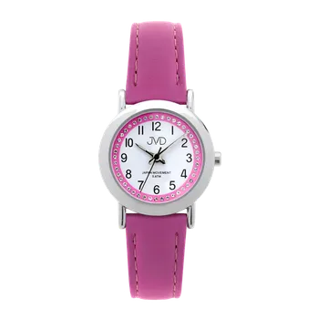 Hodinky JVD Dětské růžové hravé náramkové hodinky JVD J7179.4 ( )