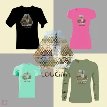 tričko LOUČIM · ArtDeco Vitrail · O·POHÁDKOVÉ - 1 ks| Dětské 146 cm (10 let)