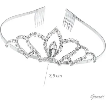 Čelenka Girardi,Štrasová korunka 25004,