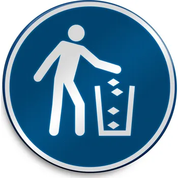 Odpadkový koš M/M030/NT/RLFBD-DIA400-1