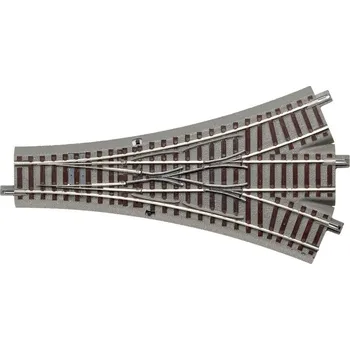 Vláček a vláčkodráha Roco Geoline Výhybka třícestná symetrická s podložím - 61160