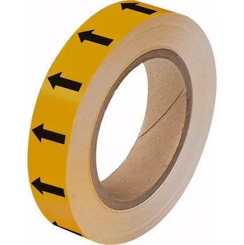 ARROW TAPE: BLACK/OCHRE(F) 25MMX33M