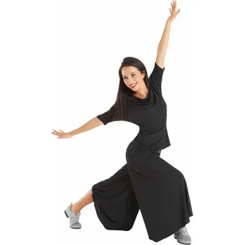 Dámské tričko Rumpf,Dámská taneční halenka RU5736, černá XL