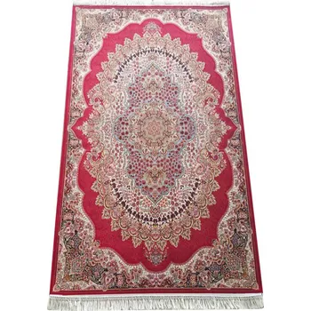 Koberec Kusový exclusivní koberec PERS 04 - červený Červená Mandala Do 0,9cm PERS 80/80/150 400x500