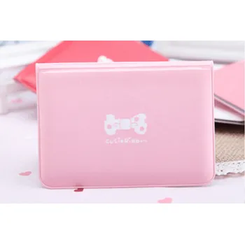 Peněženka Jednoduchá roztomilá peněženka na karty - světle růžová