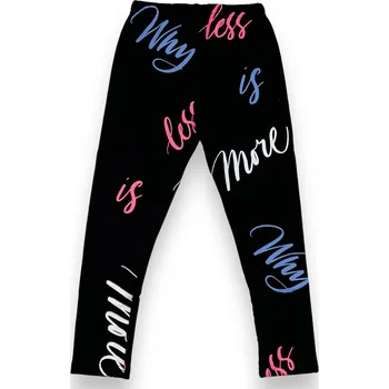 Dívčí legíny Sezon Dívčí zateplené legíny MORE Barva: Černá, Velikost: 158